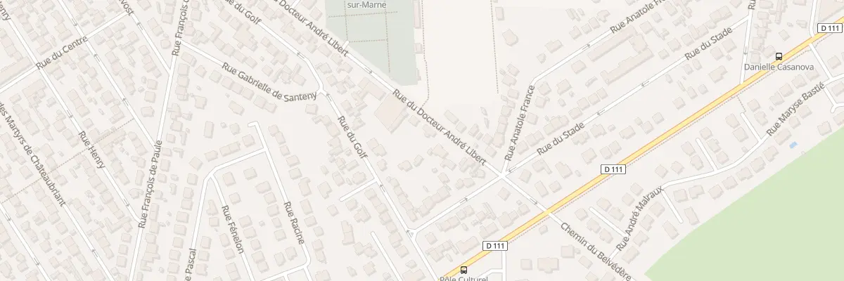 Plan du 21 Rue Docteur Andre Libert à Ormesson-sur-Marne