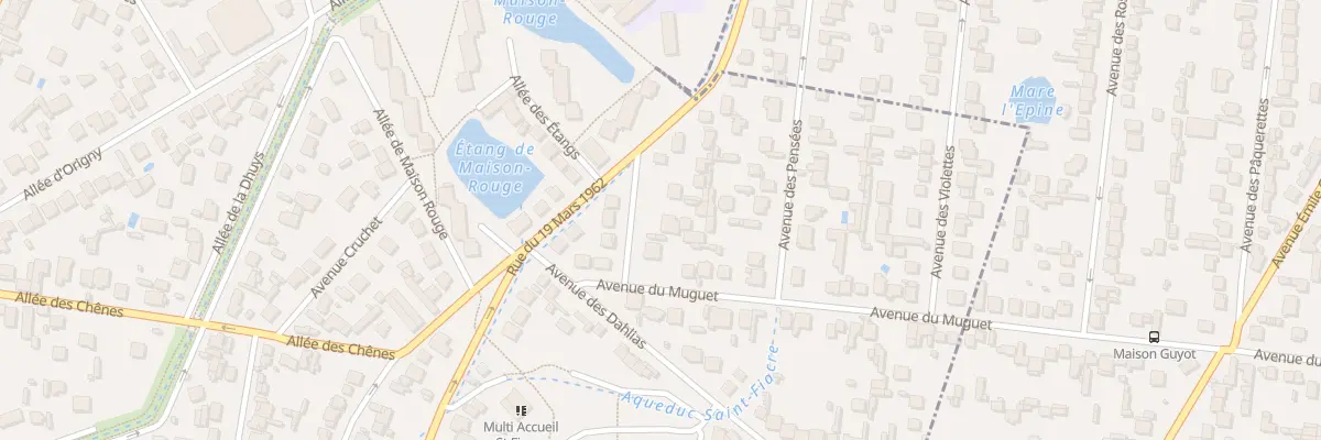 Plan du 9 Av des Roses à Gagny