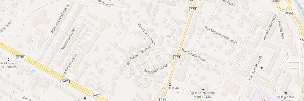 Plan du 15 Rue Robert Schuman à Saint-Fargeau-Ponthierry