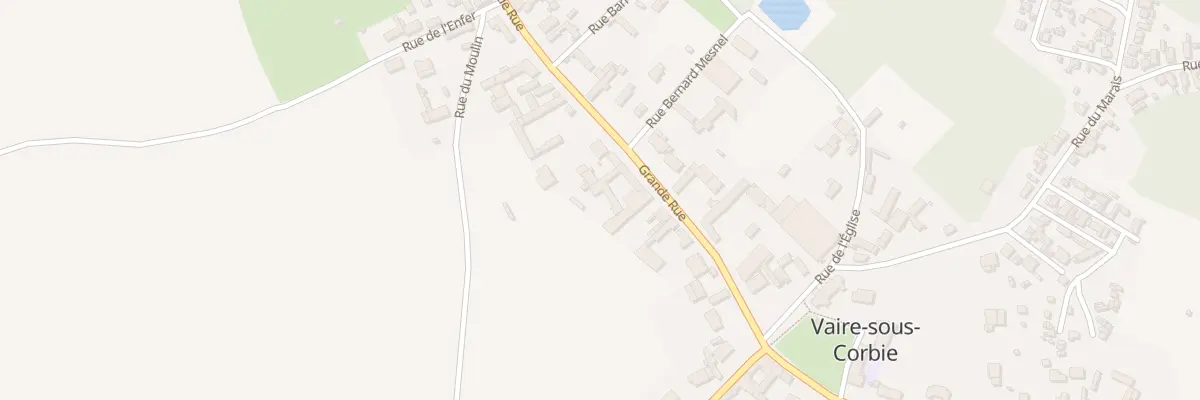 Plan du 11 Gr La Grande Rue à Vaire-sous-Corbie