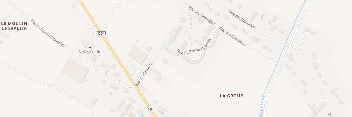 Plan du 8 Rue du Pre aux Dames à Corbeilles