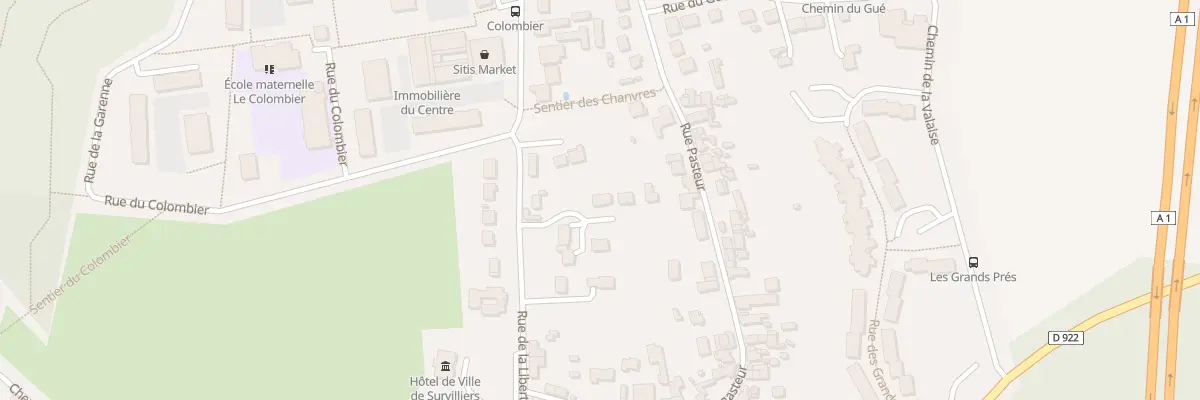 Plan du 32E Rue de la Liberté à Survilliers