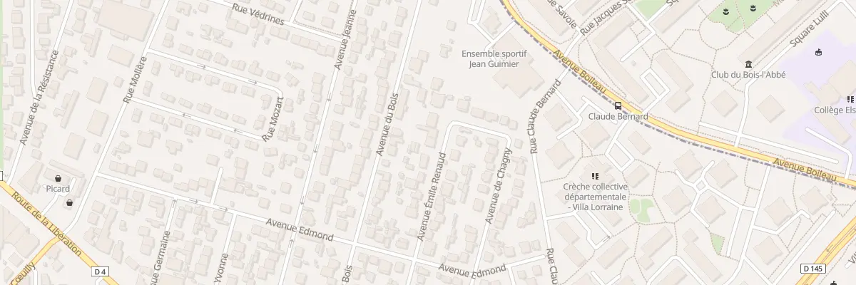 Plan du 43B Av Emile Renaud à Chennevières-sur-Marne