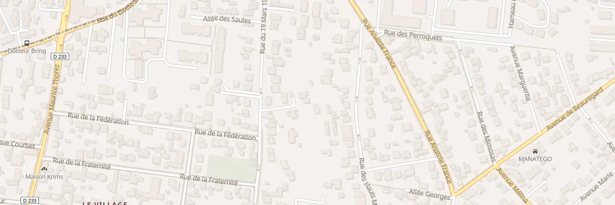 Plan du 86 Rue du 19 Mars 1962 à Champigny-sur-Marne