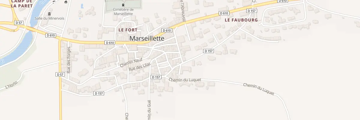Plan du 6 Rue Montplaisir à Marseillette