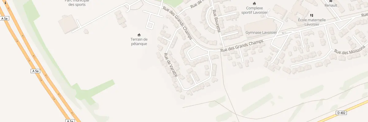 Plan du 102 Rue des Grands Champs à Lieusaint