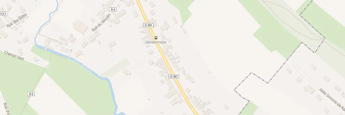 Plan du 413 Rue de la Gendarmerie à Houdain