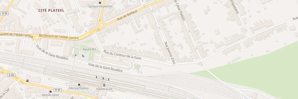 Plan du 49 Rue du Contour de la Gare à Hazebrouck