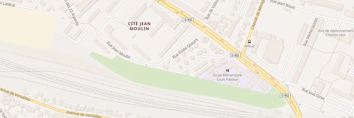 Plan du 9 Rue Emile Goeury à Gagny