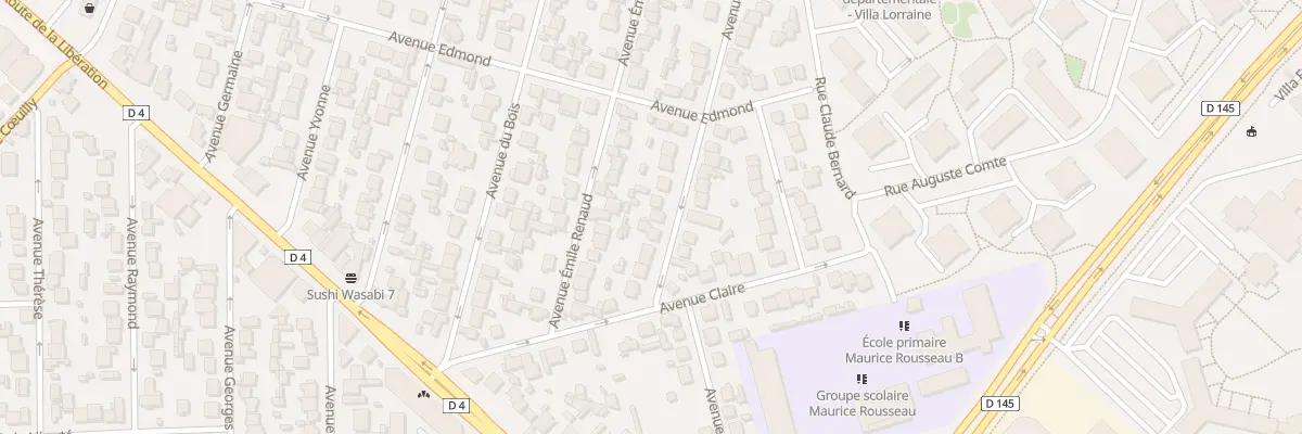 Plan du 9 Av de Chagny à Chennevières-sur-Marne