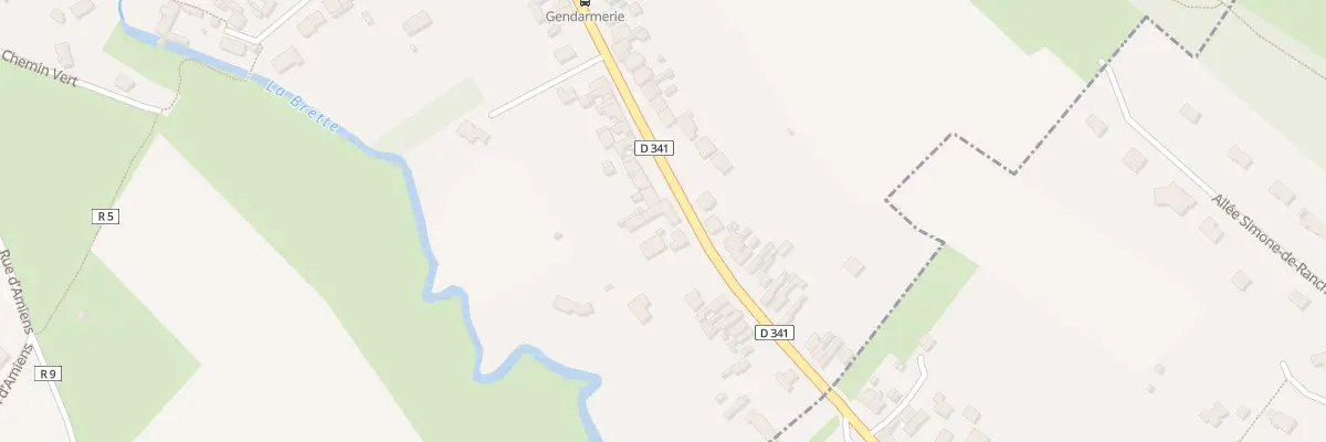 Plan du 508 Rue de la Gendarmerie à Houdain