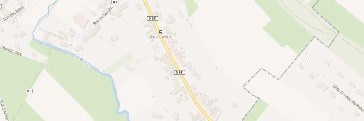 Plan du 439 Rue de la Gendarmerie à Houdain