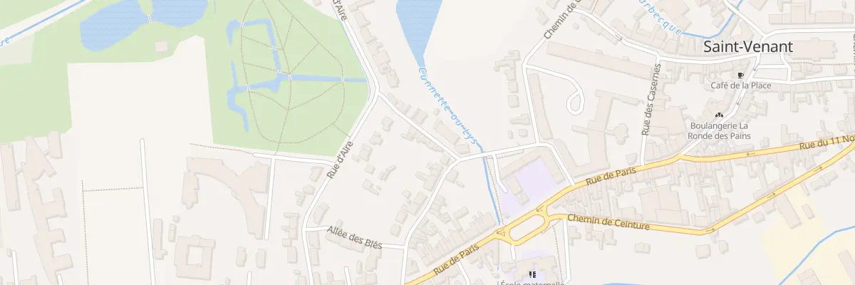 Plan du 3 Rue Anciennes Fortifications à Saint-Venant