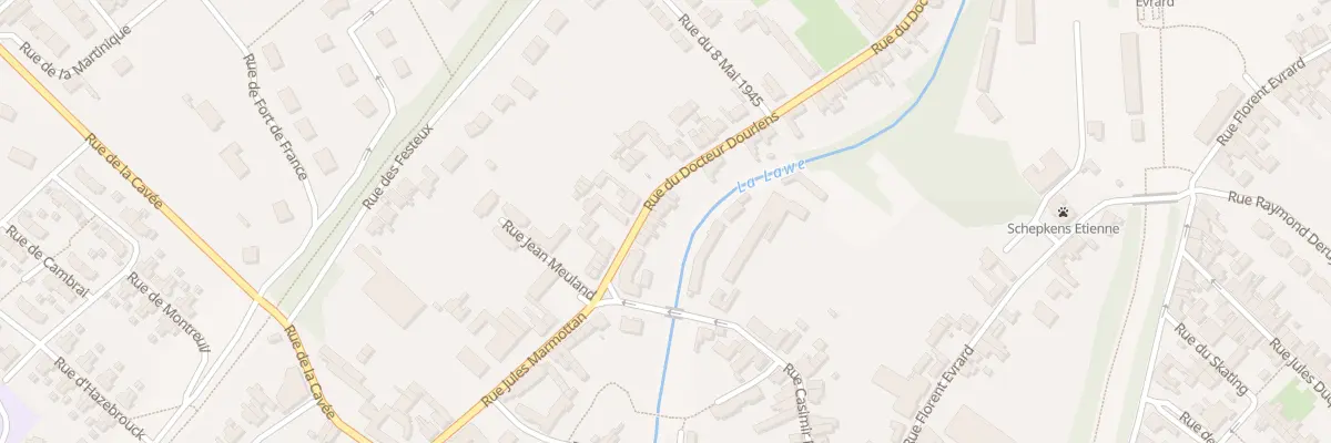 Plan du 60 Rue du Docteur Dourlens à Bruay-la-Buissière