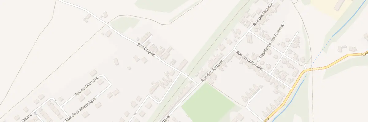 Plan du 54C Rue Coquel à Bruay-la-Buissière