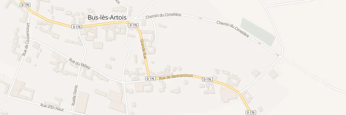 Plan du 9 Rue de Bertrancourt à Bus-lès-Artois