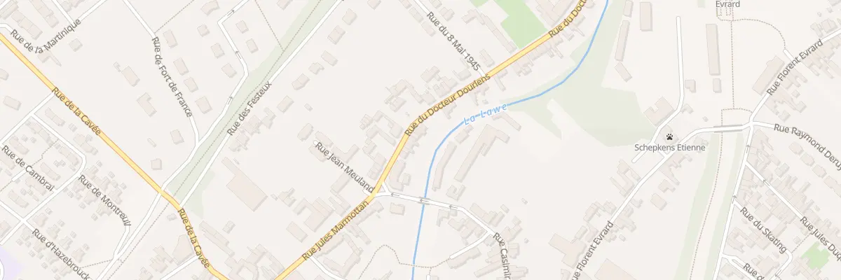 Plan du 64 Rue du Docteur Dourlens à Bruay-la-Buissière