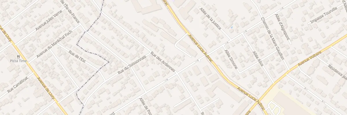 Plan du 6 Rue des Ardennes à Livry-Gargan