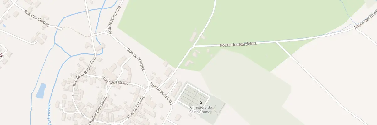 Plan du 7 Rte des Bordelets à Saint-Gondon