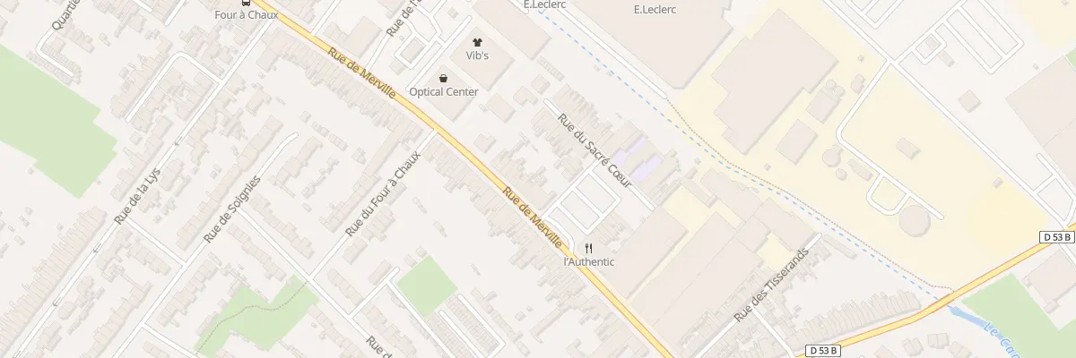 Plan du 127 Rue de Merville à Hazebrouck