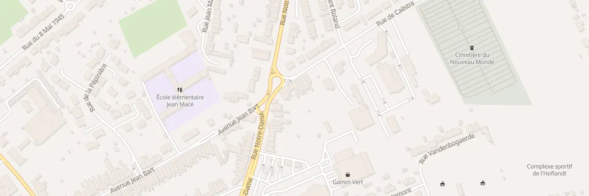 Plan du 6 Rue de Caestre à Hazebrouck