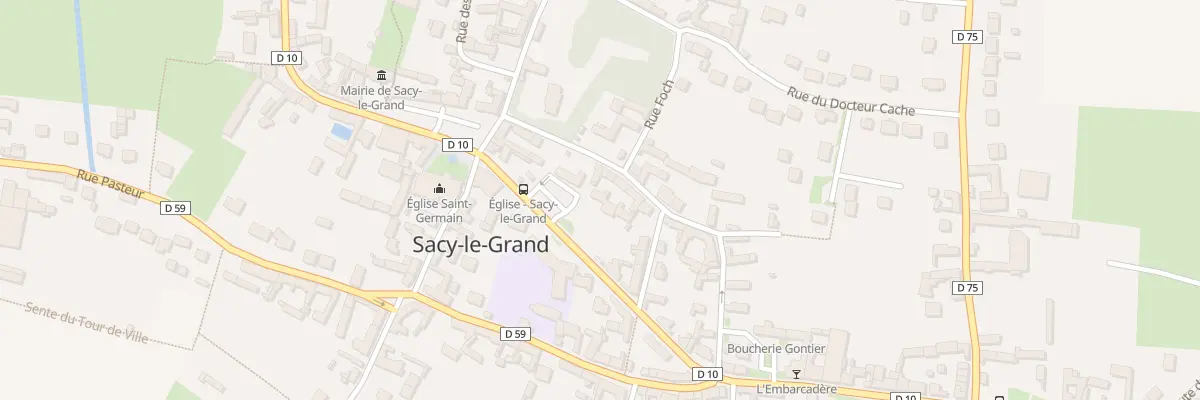 Plan du 102 Rue de l’Abbé Corson à Sacy-le-Grand