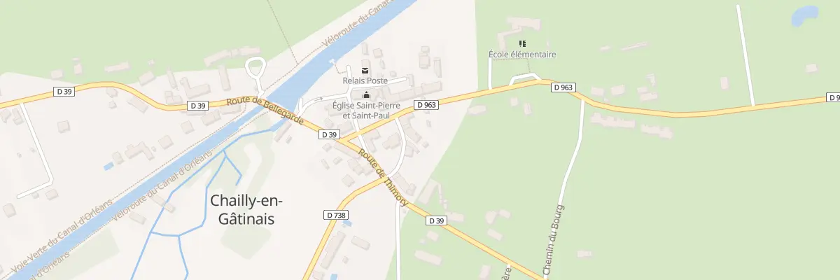 Plan du 5 Rue du Bourg à Chailly-en-Gâtinais