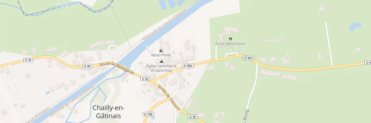 Plan du 9 Rte de Montargis à Chailly-en-Gâtinais