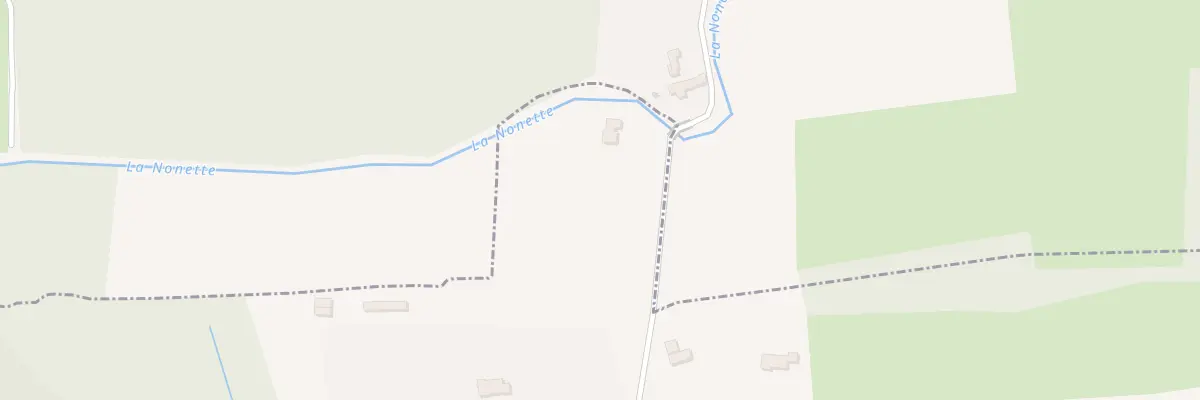 Plan du 1 Rte du Moulin de la Vallée à Avilly-Saint-Léonard
