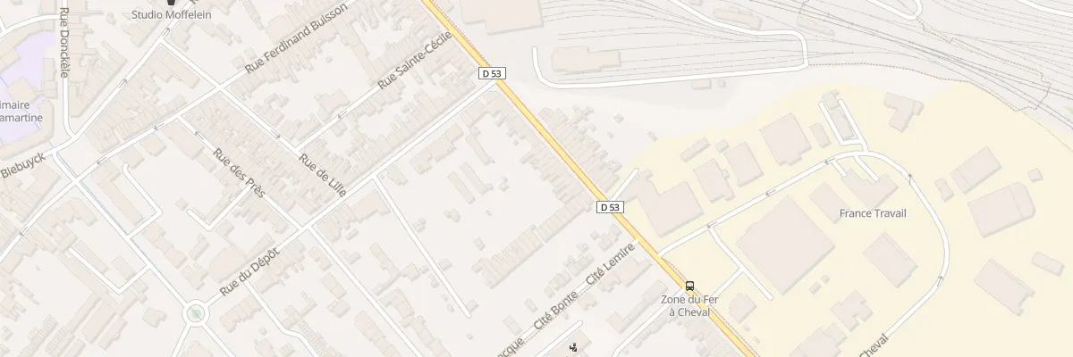 Plan du 82 Rue de Vieux-Berquin à Hazebrouck