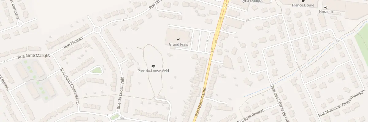 Plan du 215 Rue Notre Dame à Hazebrouck