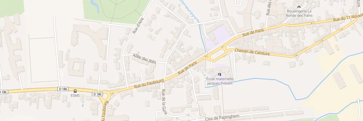 Plan du 54 Rue de Paris à Saint-Venant
