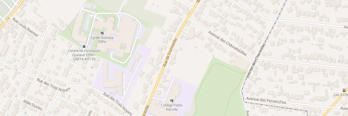 Plan du 32 Rue de Franceville à Gagny