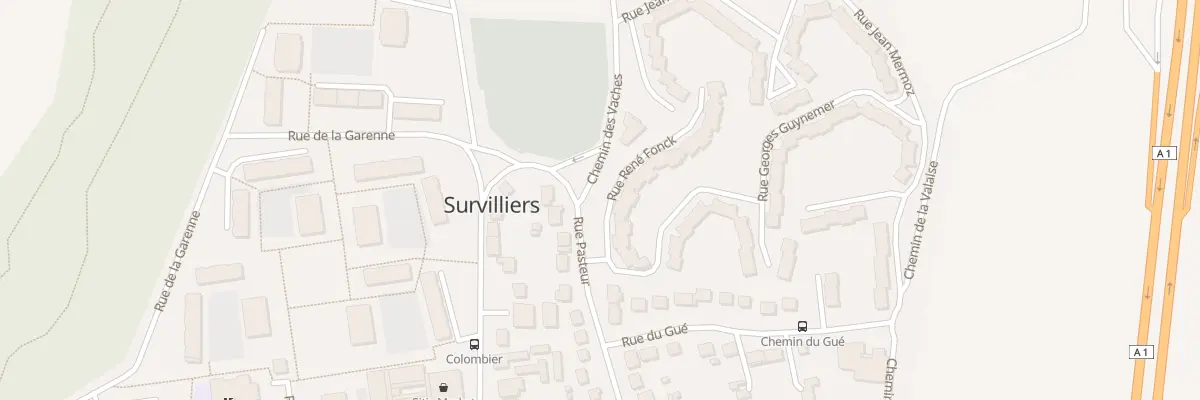 Plan du 6 Rue Rene Fonck à Survilliers