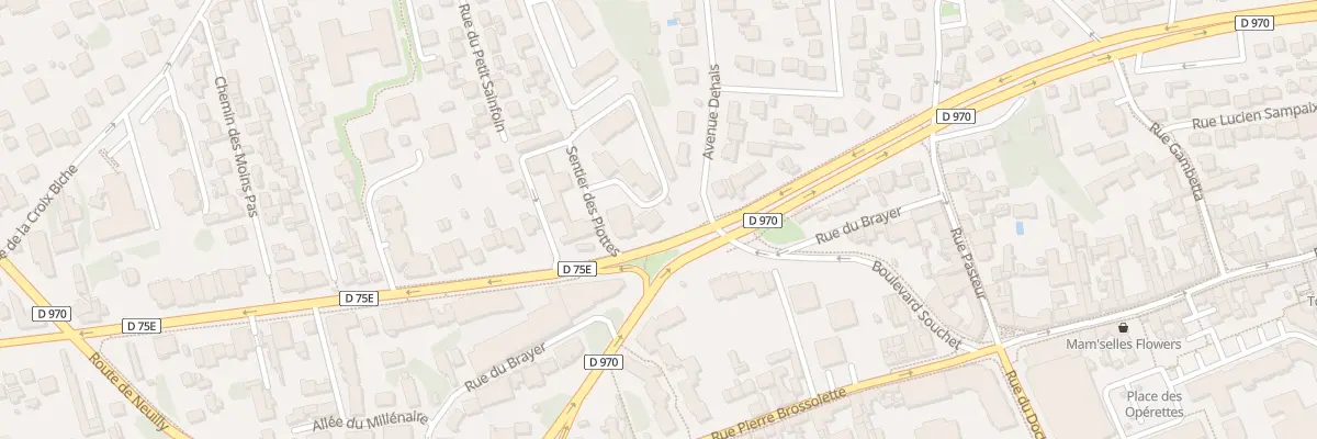 Plan du 55 Bd Souchet à Noisy-le-Grand