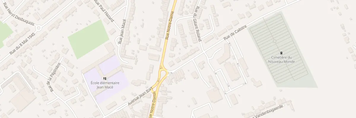 Plan du 1B Rue de Caestre à Hazebrouck