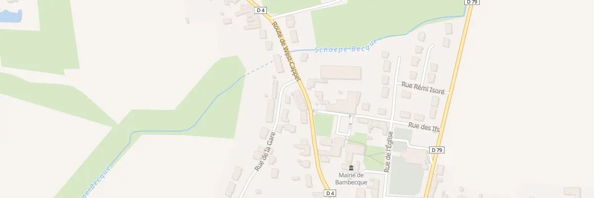 Plan du 15 Rte de West-cappel à Bambecque