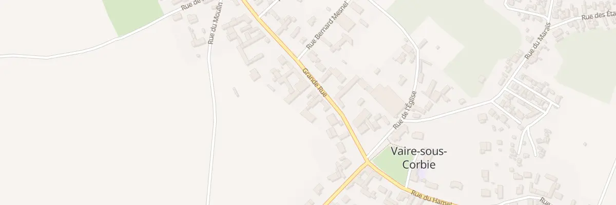 Plan du 5030 Gr La Grande Rue à Vaire-sous-Corbie