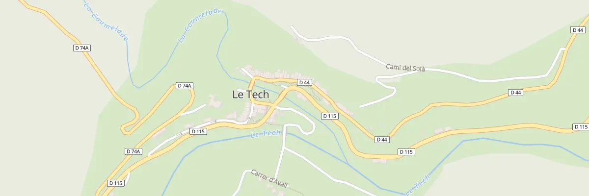 Plan du 8 N Rte Nationale au Tech