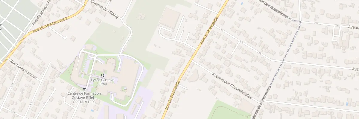 Plan du 71 Rue de Franceville à Gagny