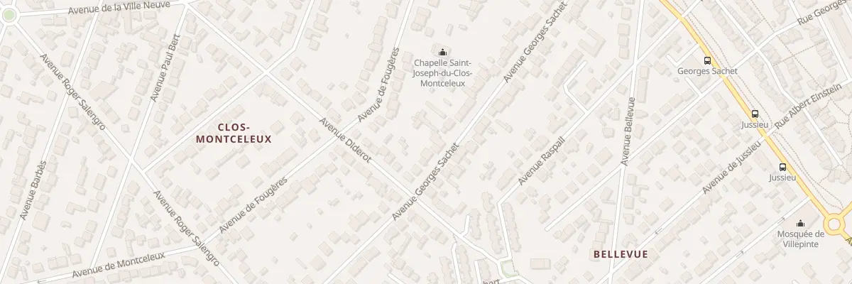 Plan du 46 Av Georges Sachet à Villepinte