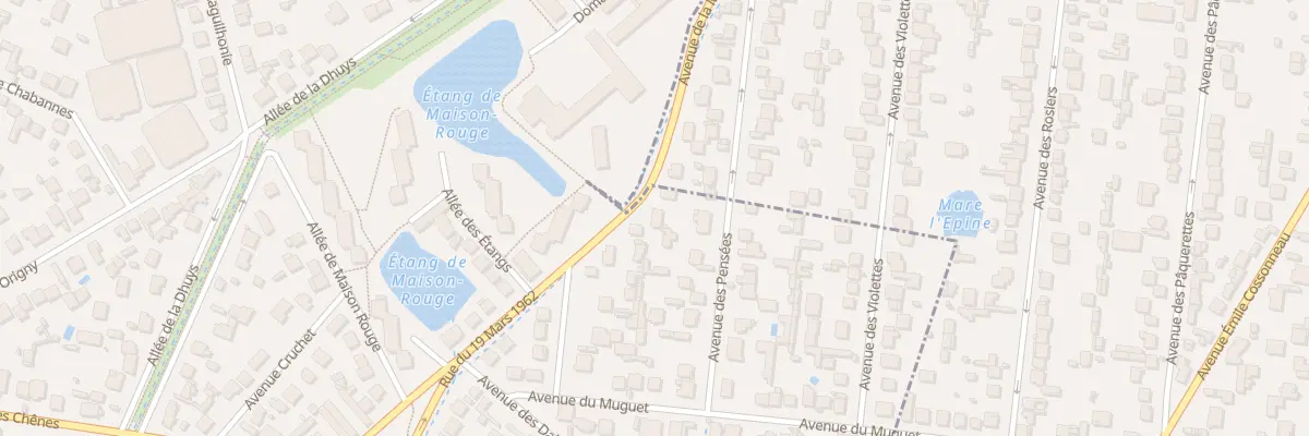 Plan du 108 Rue du 19 Mars 1962 à Gagny