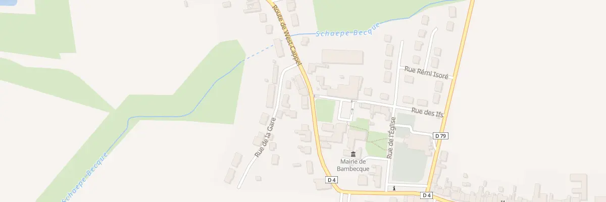 Plan du 13 Rte de West-cappel à Bambecque