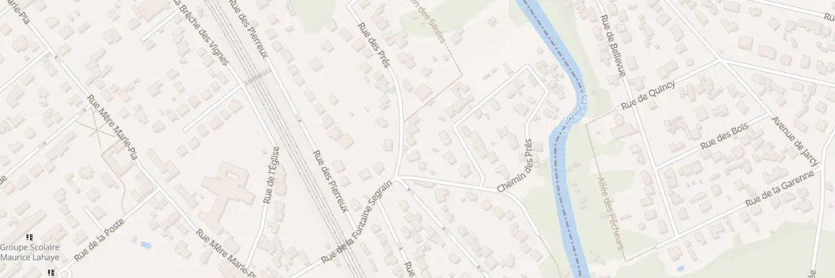 Plan du 6 Rue des Prés à Quincy-sous-Sénart
