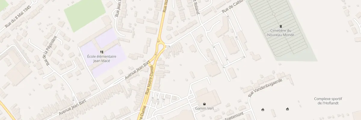Plan du 12 Rue de Caestre à Hazebrouck