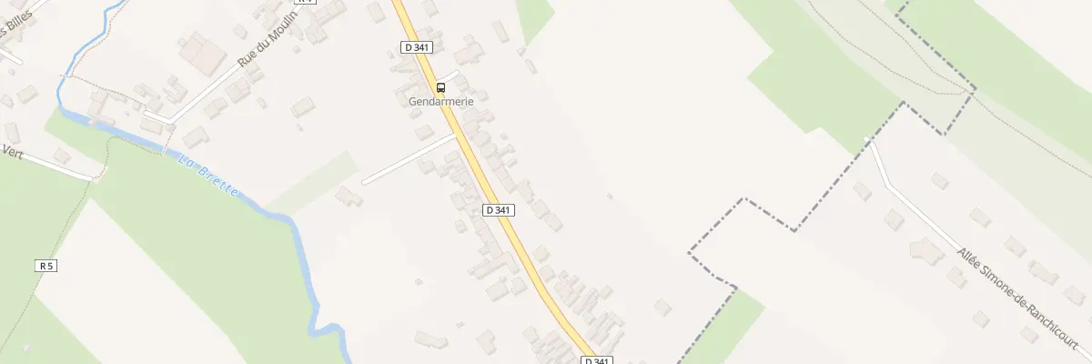 Plan du 461 Rue de la Gendarmerie à Houdain