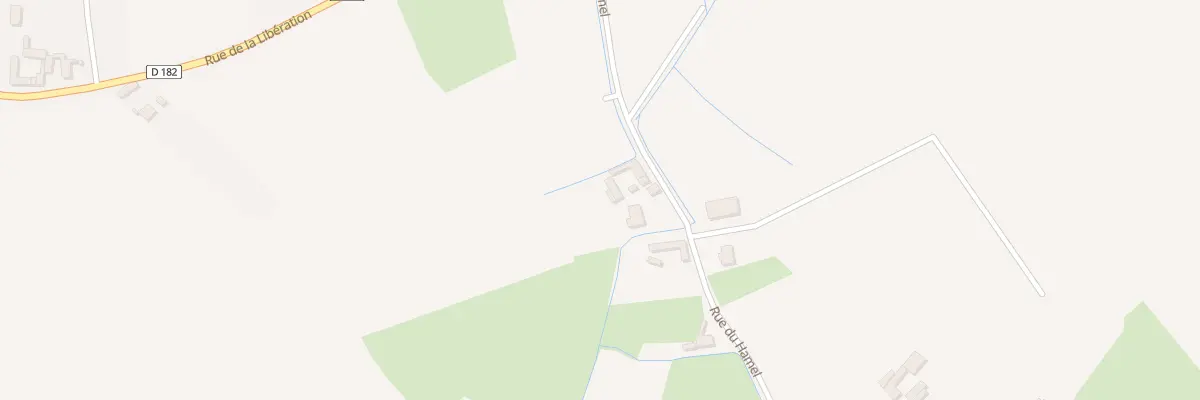 Plan du 2 Rue du Hamel à Gonnehem