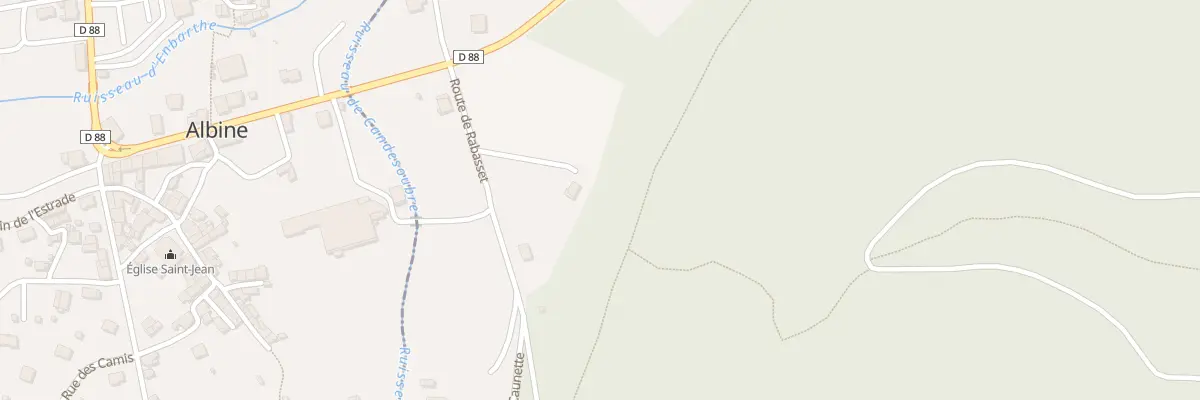 Plan du 125 Che de Rabasset à Sauveterre