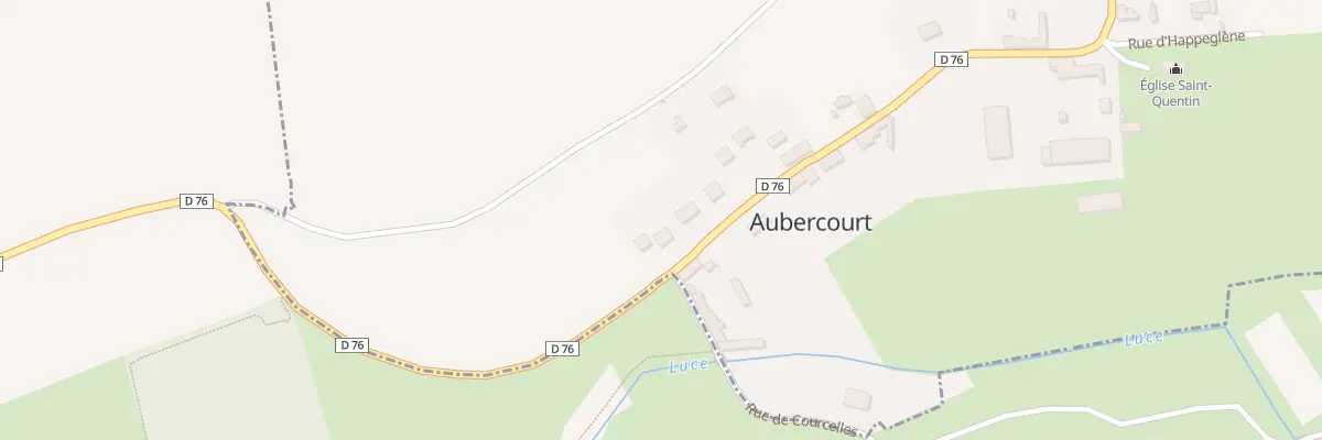 Plan du 16 Rue de la Chapelle à Aubercourt