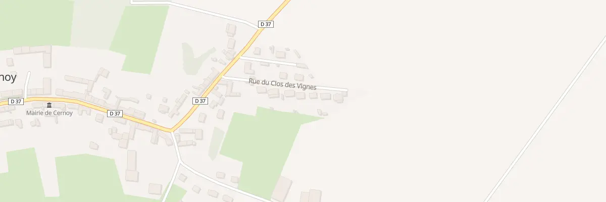 Plan du 10 Le Clos des Vignes à Cernoy
